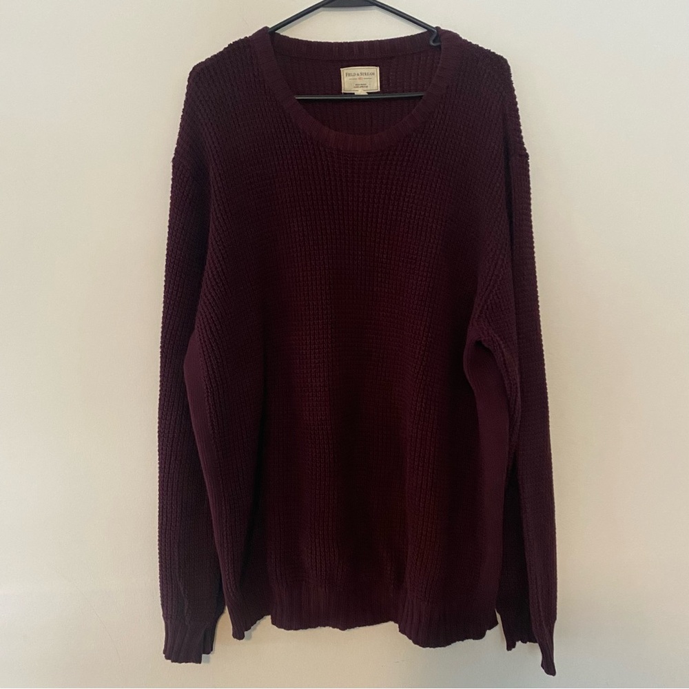 Men's Burgundy Sweater